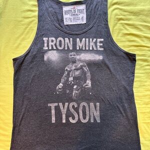 Iron Mike Tyson Gray Tank Top